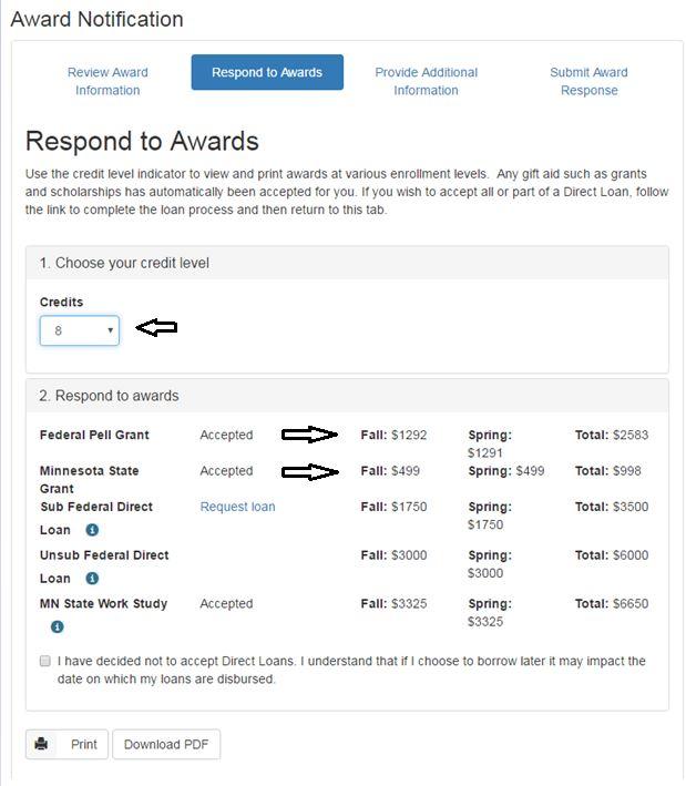 Award Notification Step 4