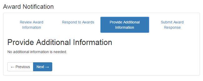 Award Notification Step 5