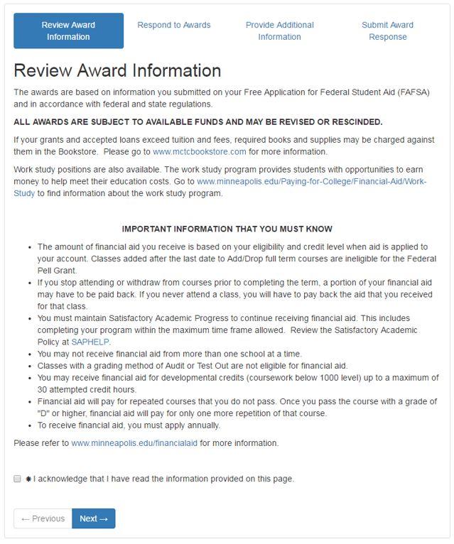 Award Notification Step 3