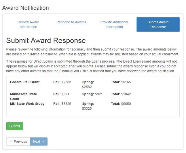 Award Notification Step 6