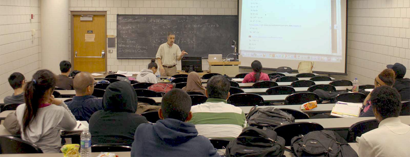 students in class