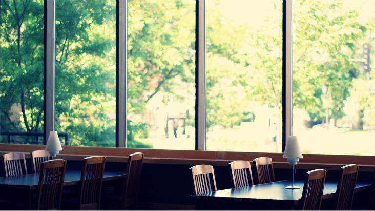 General study area in the library