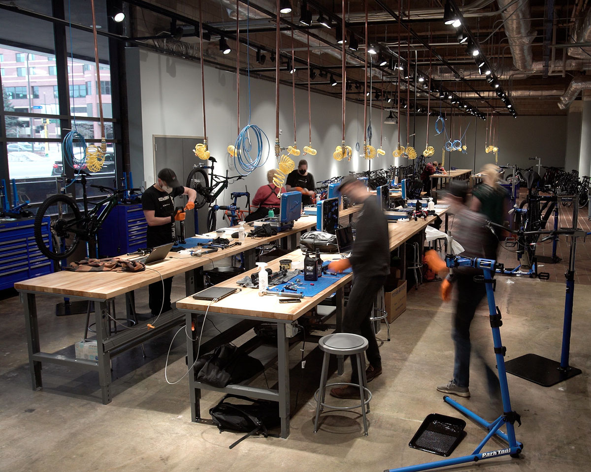 Bike Collective Assembly and Repair Event Minneapolis Community