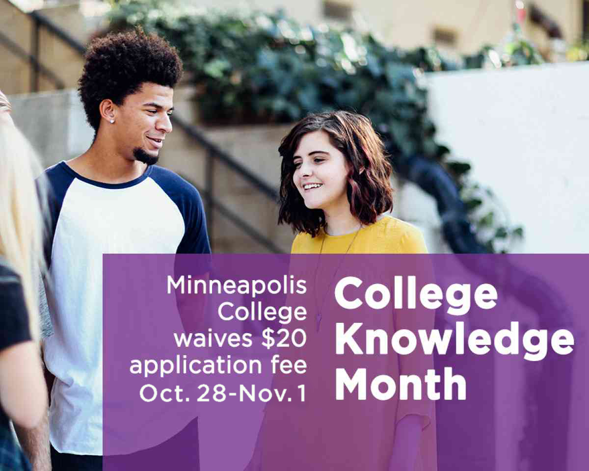 Apply Free Oct. 28 to Nov. 1 for College Knowledge Month Minneapolis