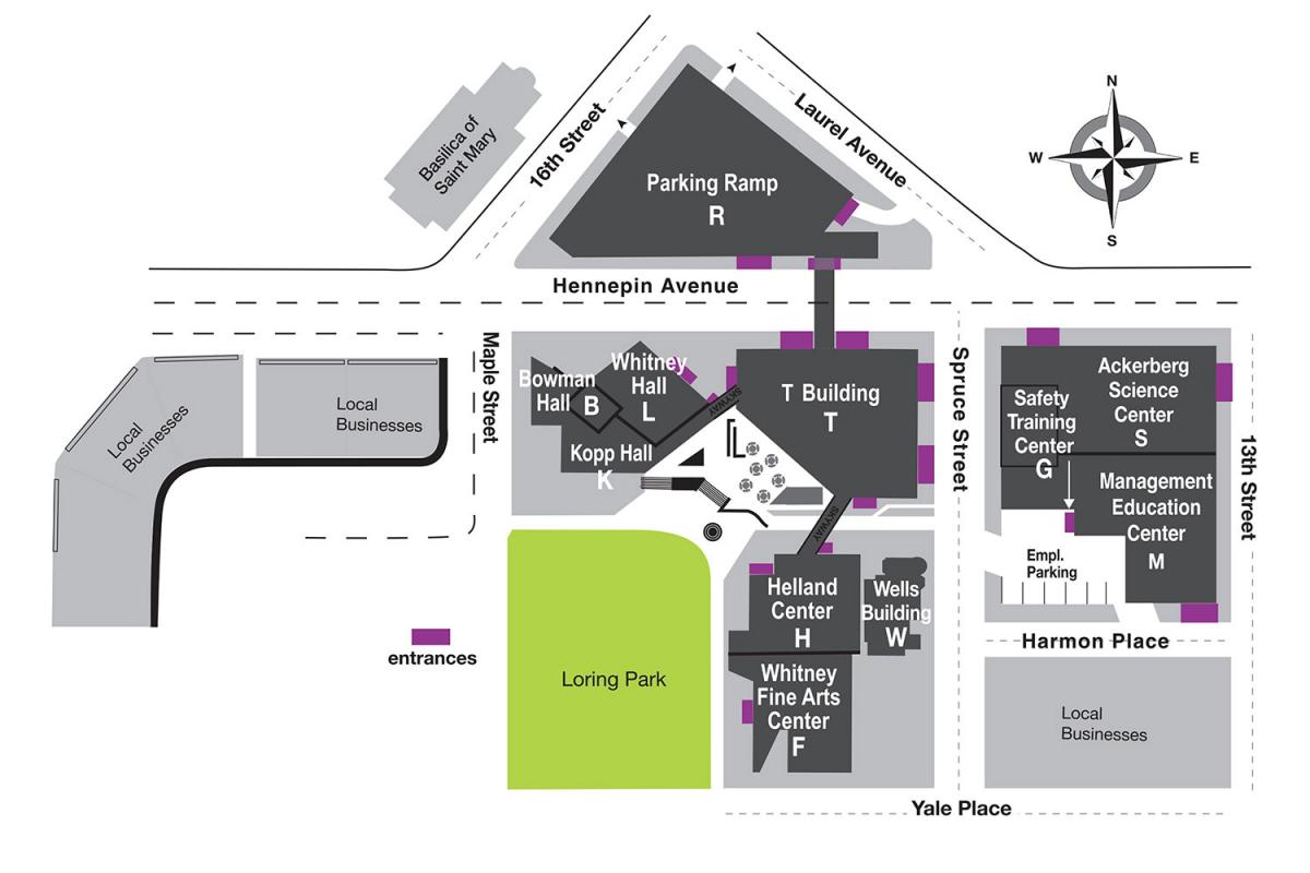 hennepin tech eden prairie campus map Maps Hours Parking Minneapolis Community Technical College hennepin tech eden prairie campus map