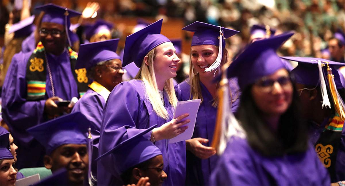 Students at the 2019 Minneapolis College Commencement students at the 2019 Minneapolis College Commencement