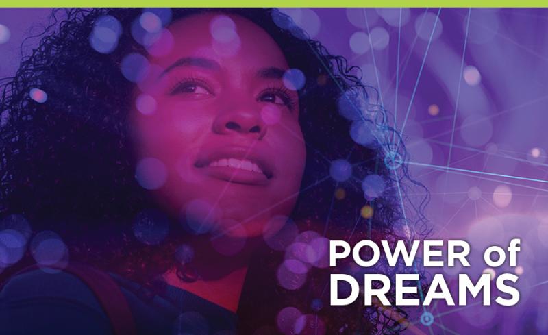 Power of Dreams woman smiling