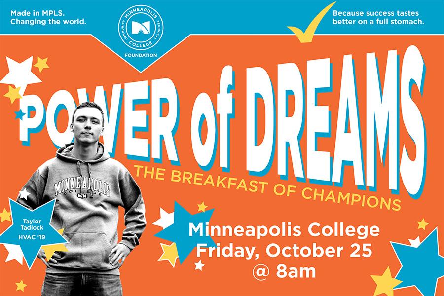 Power of Dreams Breakfast at Minneapolis College Power of Dreams Breakfast at Minneapolis College