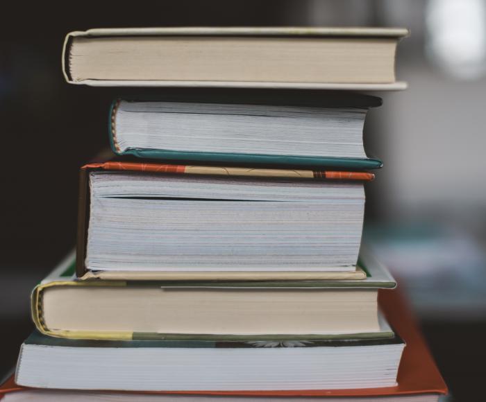 A stack of books