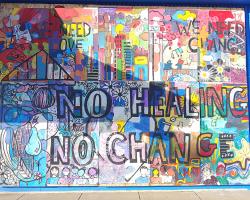 Corner of Nicollet Ave. and W. Lake St. No Healing, No Change