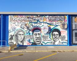 Corner of Nicollet Ave. and W. Lake St. George Floyd
