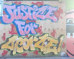 Corner of Bloomington Ave. and E. 35th St. Justice for George