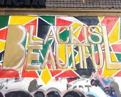 Corner of Hennepin Ave. and W. 24th St. Black is Beautiful