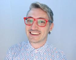 A portrait of Christian Huble.