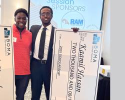 Student Kaamil Hassan Awarded BOMA Scholarship