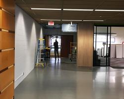 The New Student Services is Down the Hall hallway