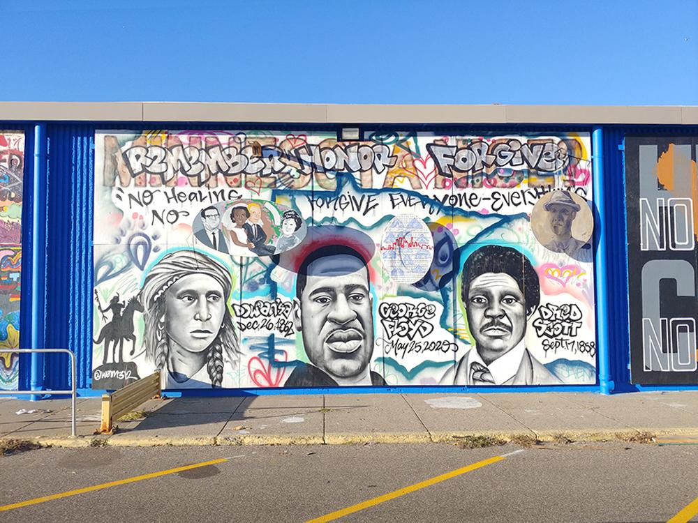 Corner of Nicollet Ave. and W. Lake St. Remember, Honor, Forgive