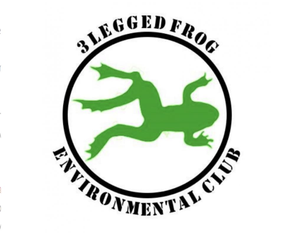 3-Legged Frog Environmental Club Logo